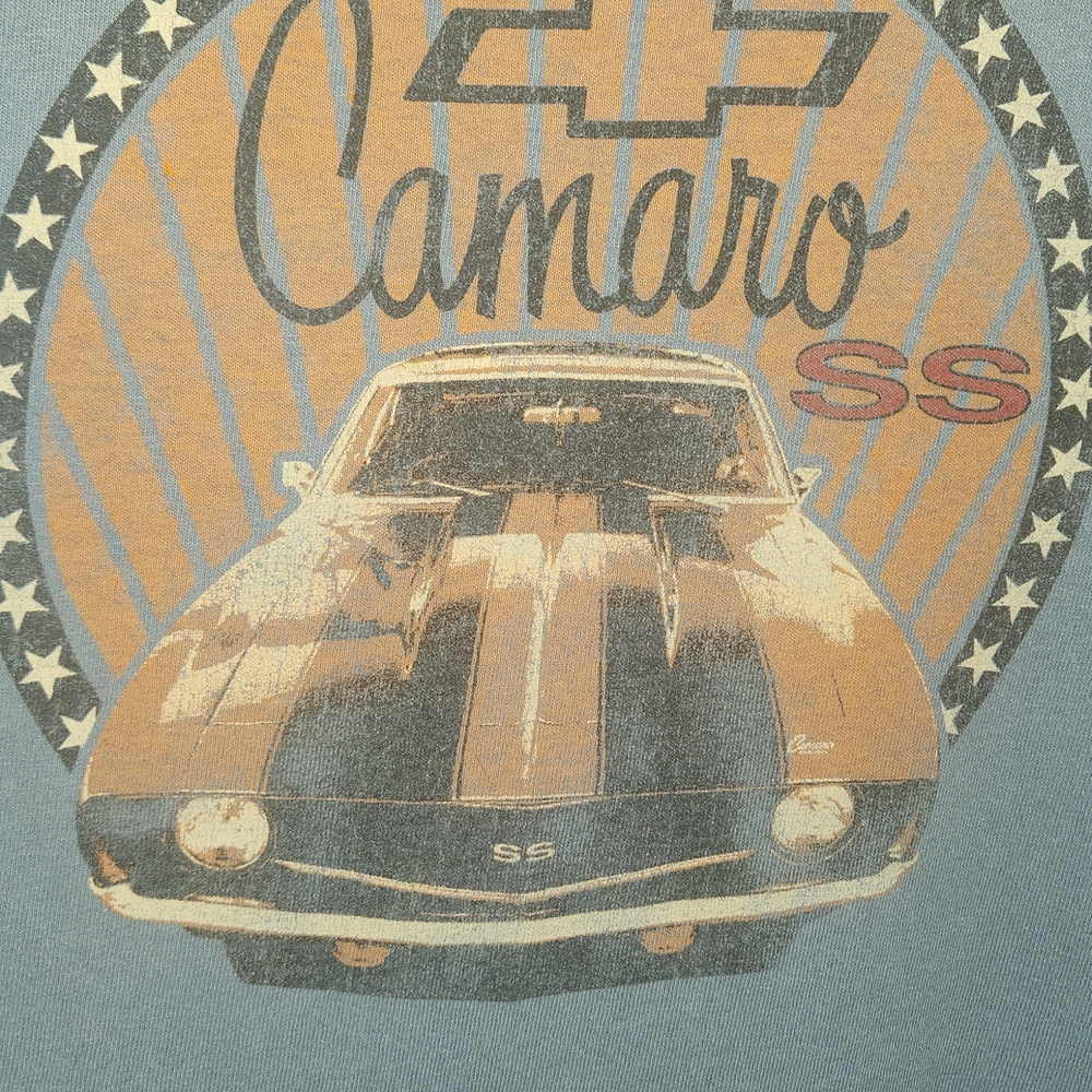Camaro SS Vintage Graphic Tee - Light Blue - Picture 2 of 5